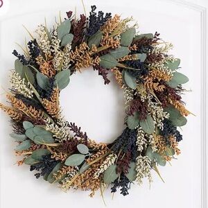 Elegant Multicolor Fall Wreath